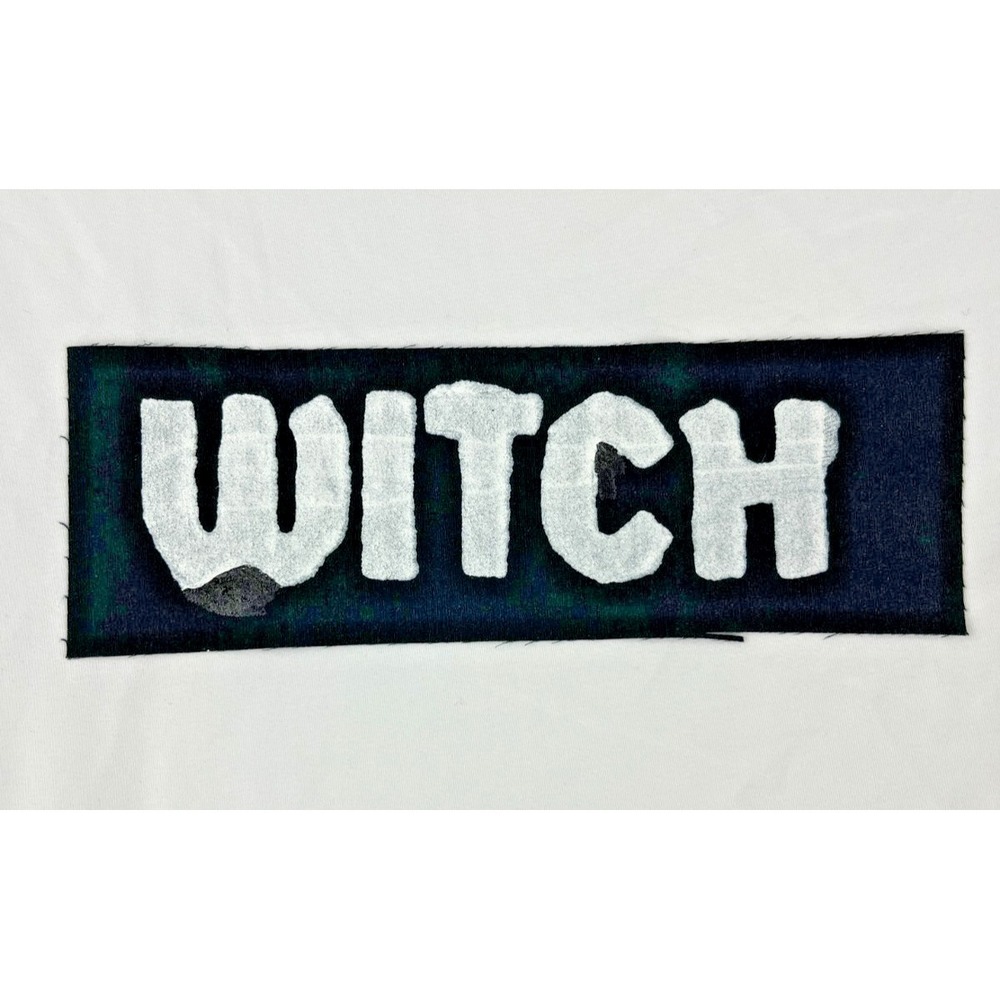 Witch Patch DIY Hand painted Punk Patch Alternative Goth Emo Crust Punk Grunge